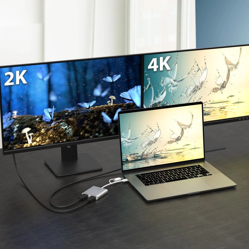 j5create USB-C® to Dual HDMI™ Multi-Monitor Adapter