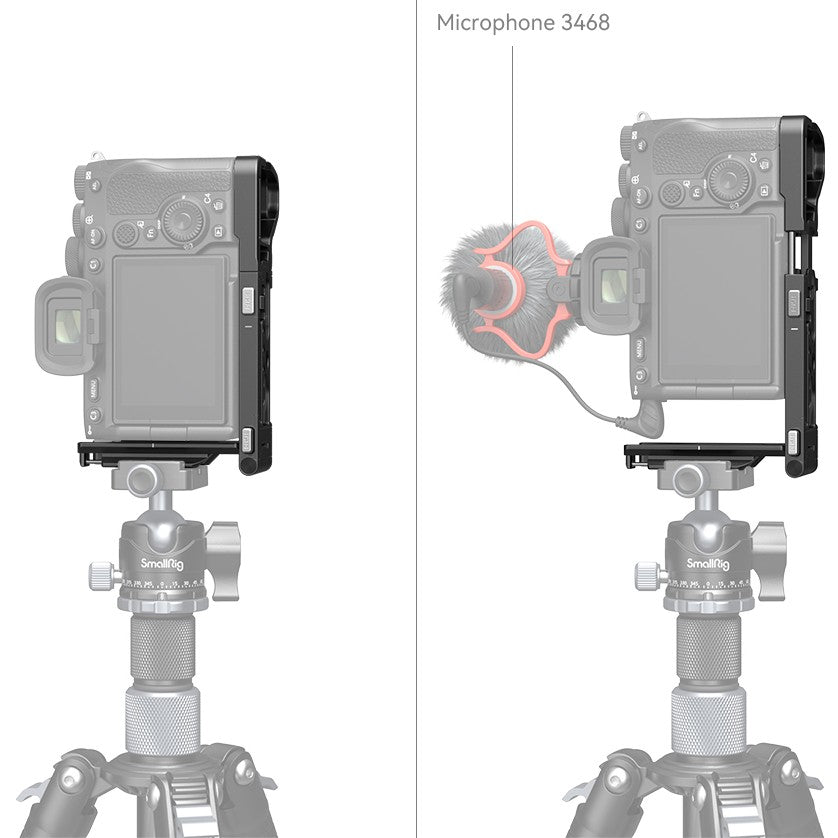 SmallRig 3984 Support en L pliable pour Sony Alpha 7R V / Alpha 7 IV / Alpha 7S III