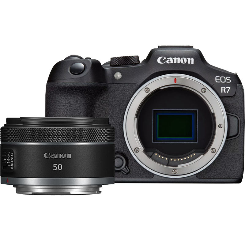 Canon EOS R7 Gehäuse + RF 50mm f/1.8 STM