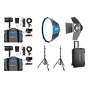 Nanlite Forza 60 II LED Dual Kit (mit Gehäuse, Stativ, Fresnel und Softbox)