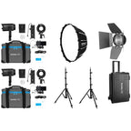 Nanlite Forza 60 II LED Dual Kit (mit Gehäuse, Stativ, Fresnel und Softbox)