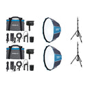 Nanlite Forza 60B II Bi-color LED dual kit (mit Lichtstativ und Softbox)