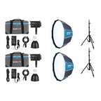 Nanlite Forza 150B Bi-color LED Dual Kit (mit Lichtstativ und Softbox)