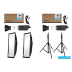 Nanlite Kit double LED bicolore FS300B (avec support d'éclairage et softbox)
