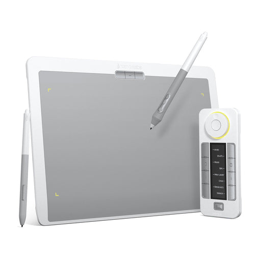 Xencelabs Tablette à Stylet Moyen Bundle SE EN/FR/ES Blanc