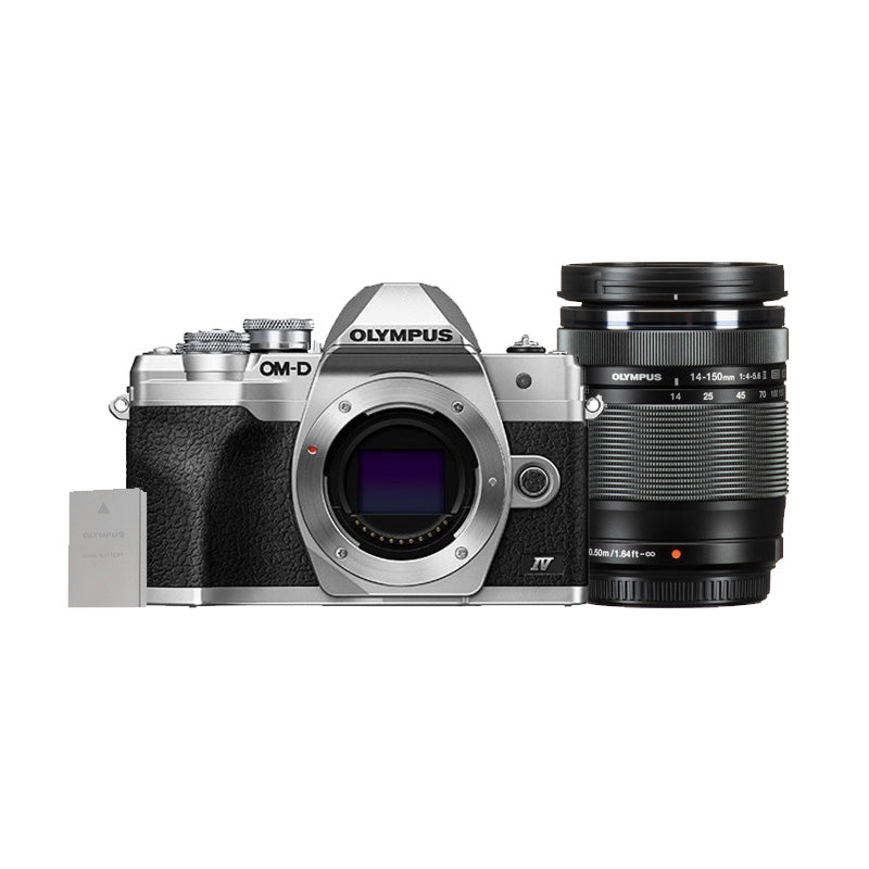 Olympus OM-D E-M10 mark IV silber + ED 14-150mm II Special Edition