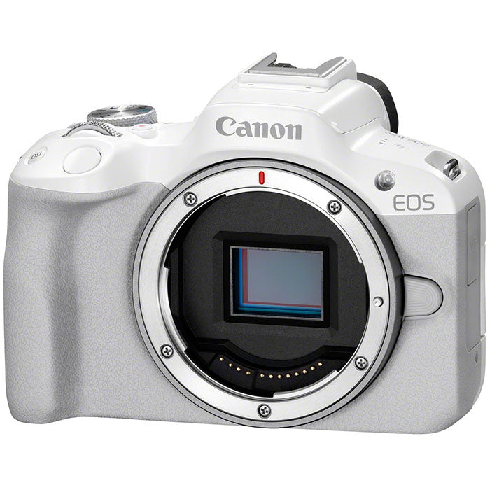 Canon EOS R50 Blanc + Canon RF-S 18-45mm f/4.5-6.3 IS STM
