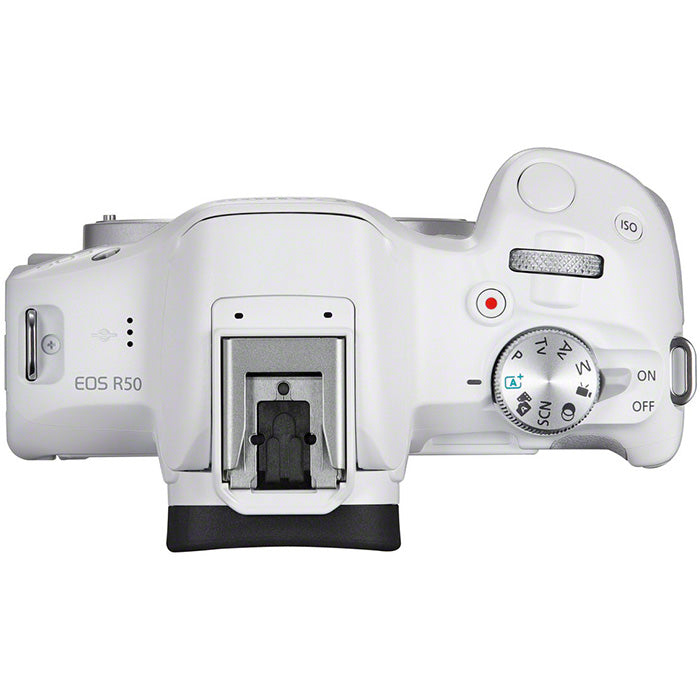 Canon EOS R50 Blanc + Canon RF-S 18-45mm f/4.5-6.3 IS STM