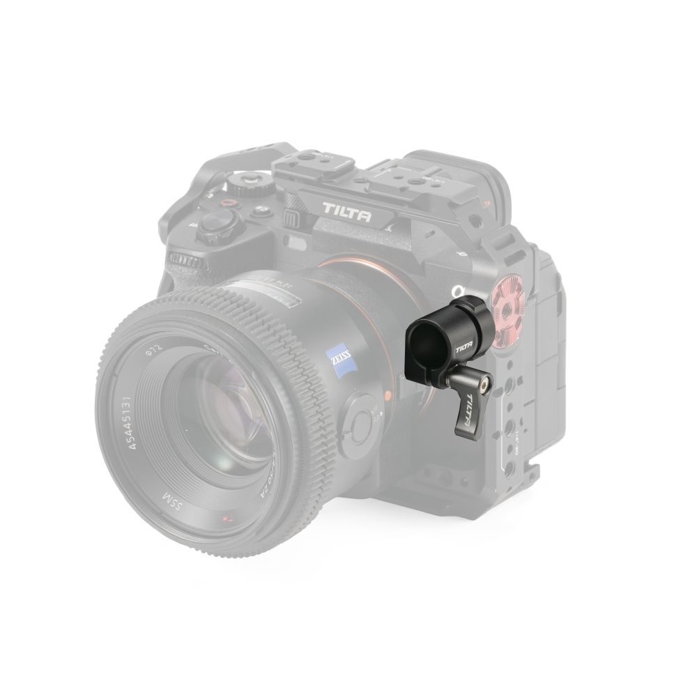 Tilta TA-15RH-1420F-B 15mm Rutenhalter auf 1/4"-20 Adapter (Frontmontage) - schwarz