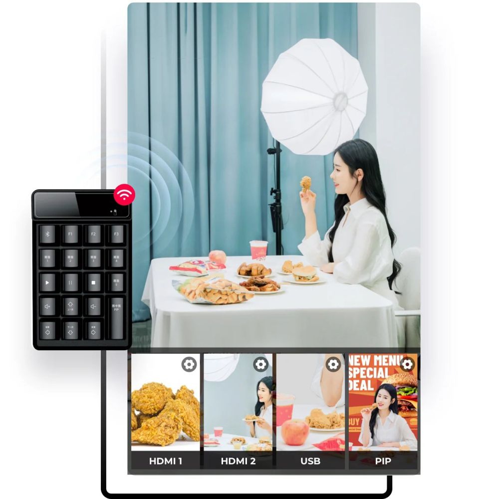 YoloLIV YoloMax-Monitor mit integriertem Live-Streaming-Encoder