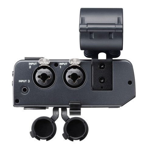 Canon EOS R5 C + Adaptateur de Microphone XLR Tascam CA-XLR2d-C pour Canon