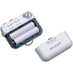 Zoom F2-BT Field Rekorder mit Bluetooth und Lavalier-Mikrofon weiß