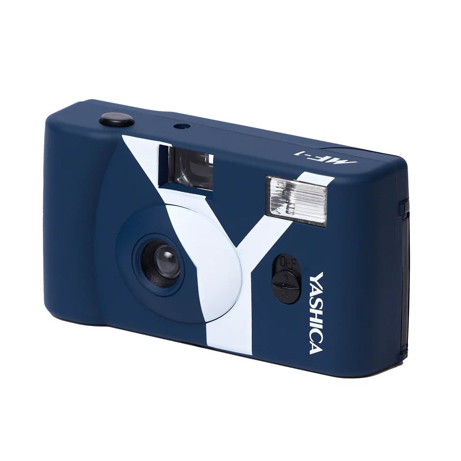 Yashica MF1 dunkelblau Set mit Film