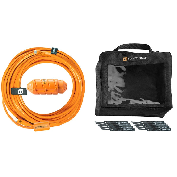 Tether Tools TetherBoost Pro (9,4m) USB-C auf Micro-B (gerade auf rechts)