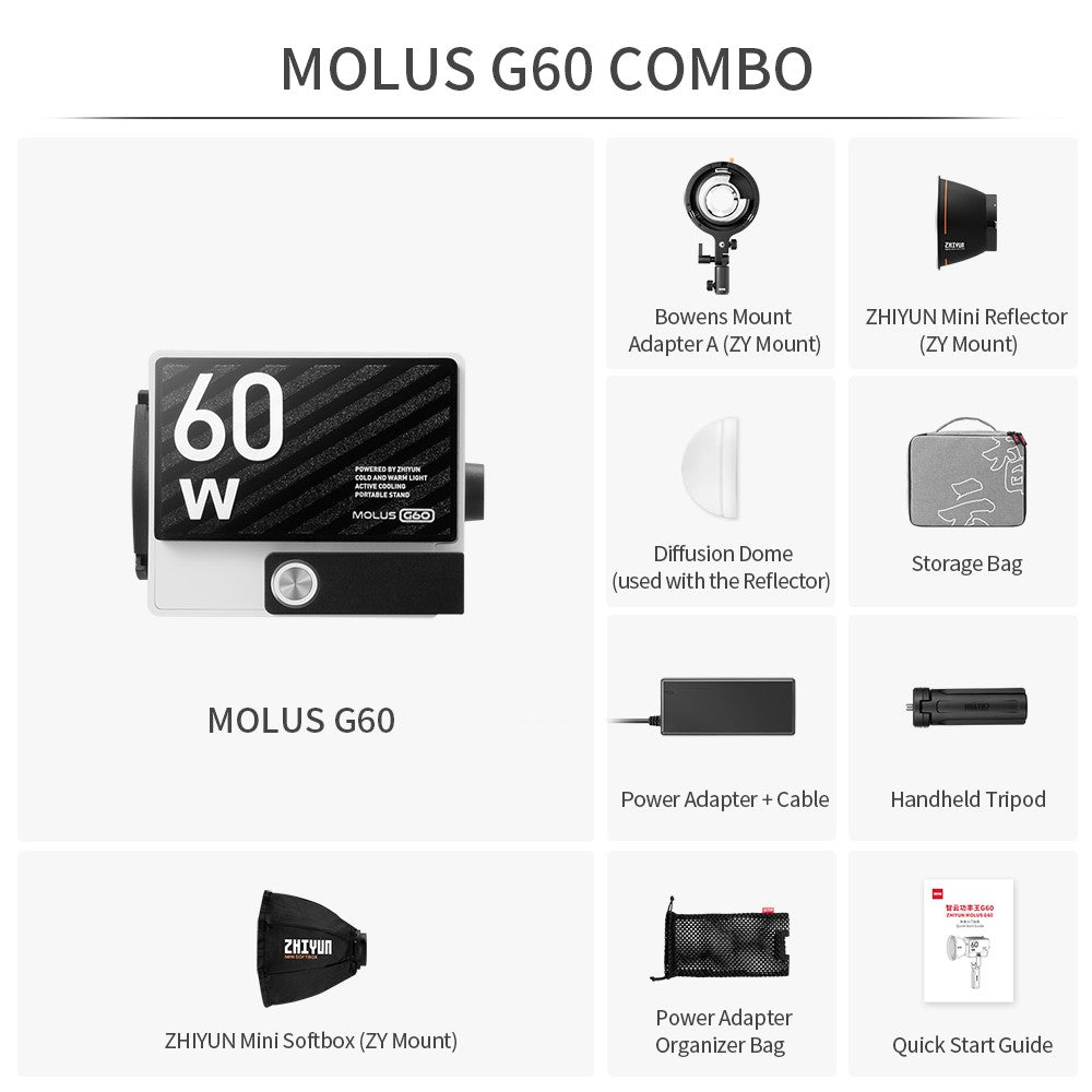 Zhiyun Molus G60 Combo OUTLET