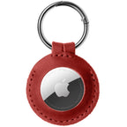 FIXED en Cuir Étui pour AirTag rouge