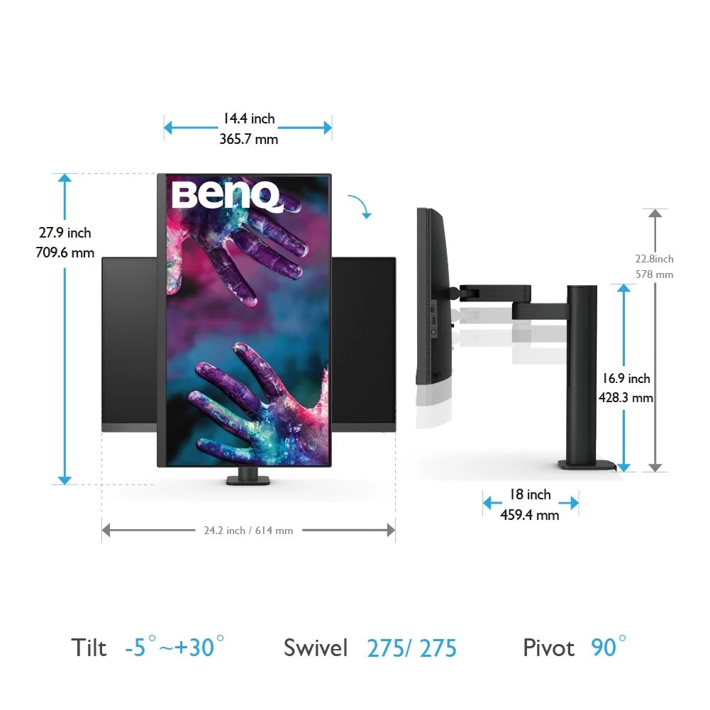 BenQ PD2705UA 27-Zoll-4K-Ergo-Monitor