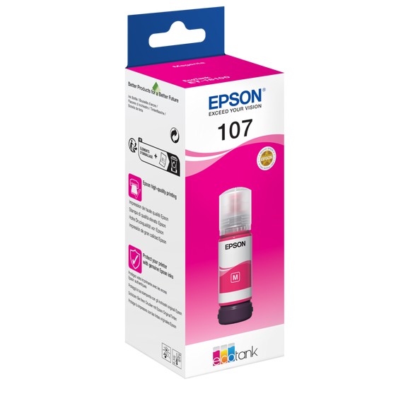 EPSON 107 EcoTank Bouteille d'encre magenta