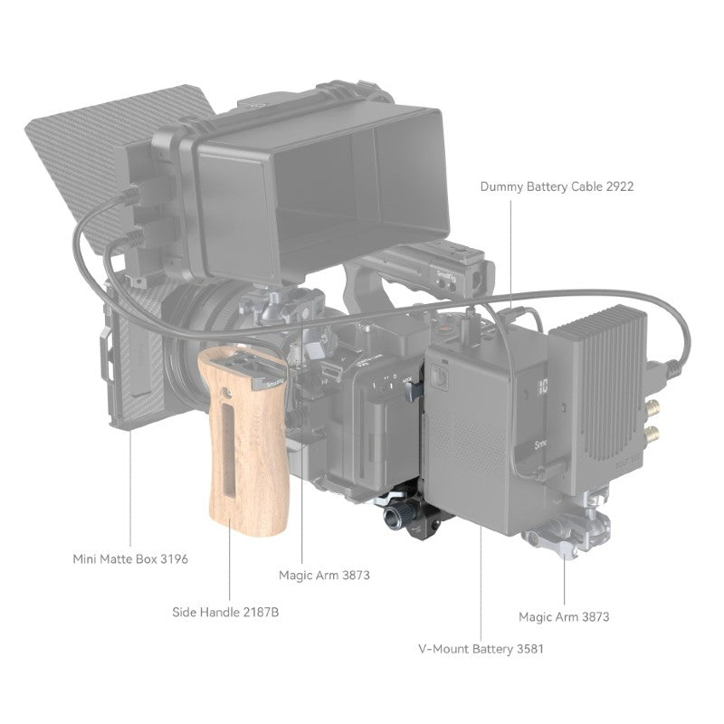 SmallRig Compact V-Mount Batterie Montage Système 4064