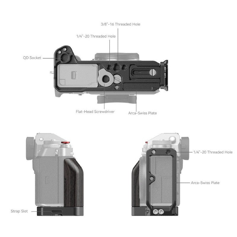 SmallRig L-Brackets for FUJIFILM X-T5 4137