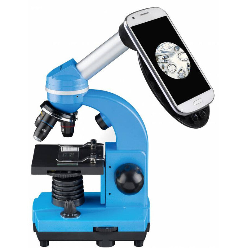 BRESSER JUNIOR Biolux SEL Studenten Microscope bleu (microscope pour étudiants)