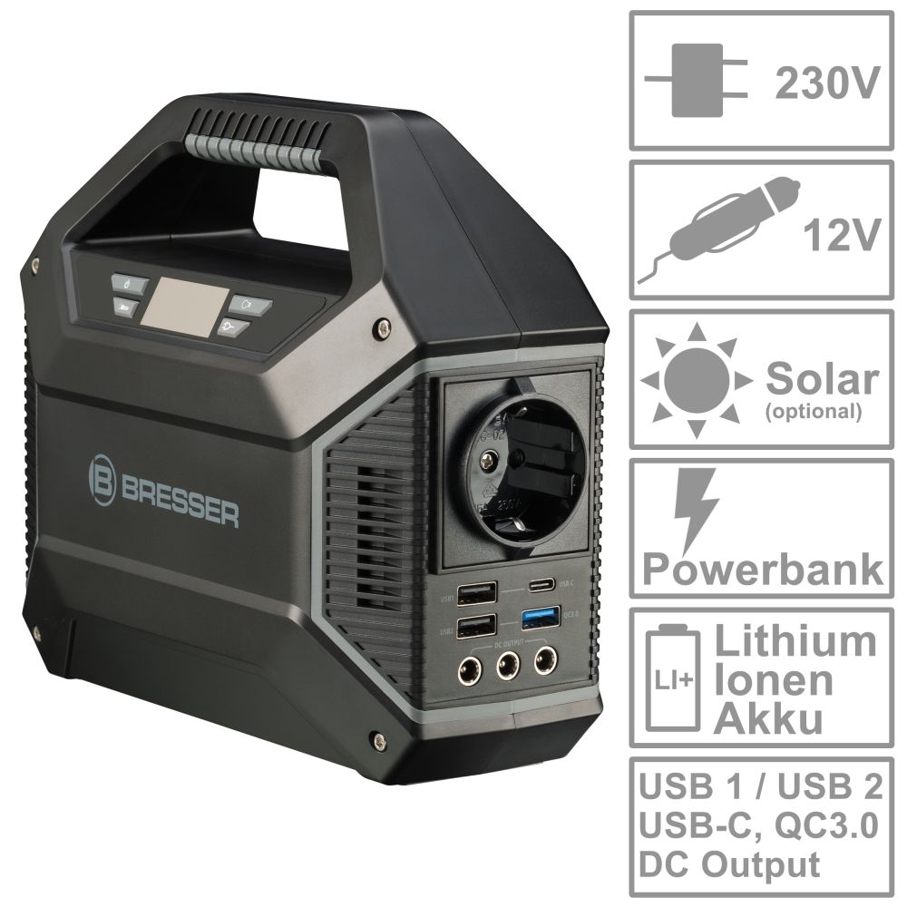 Bresser Tragbares Netzteil 100 Watt