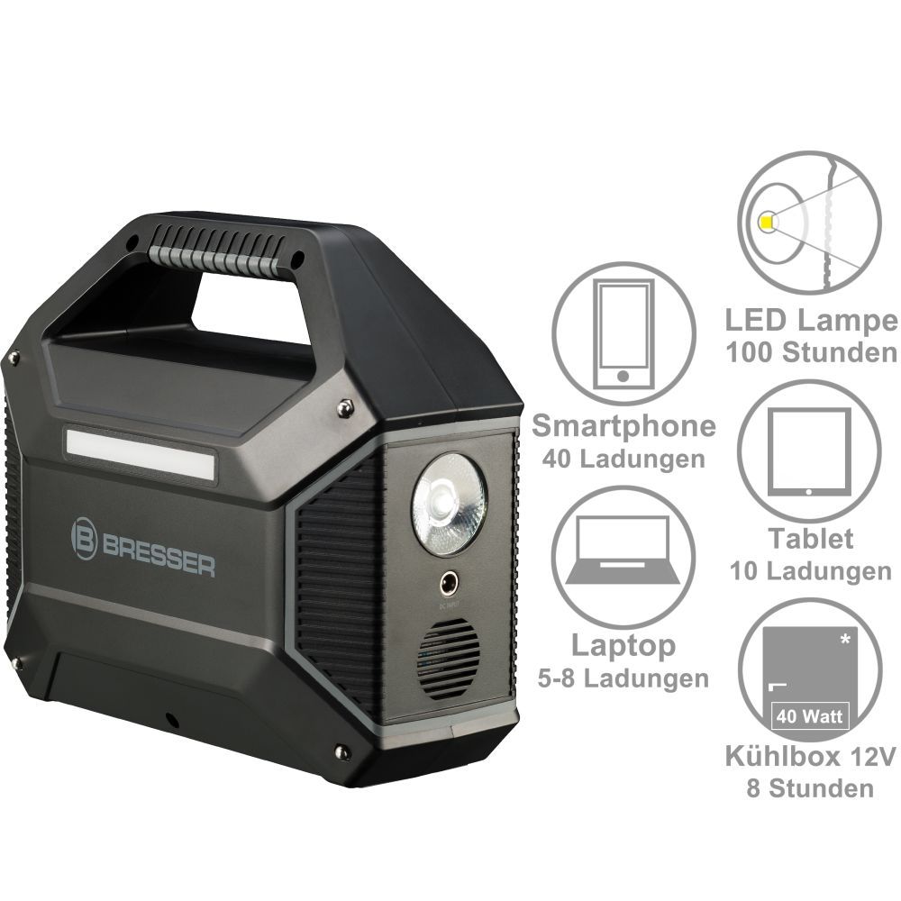 Bresser Tragbares Netzteil 100 Watt