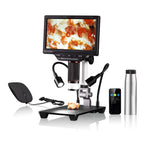 Bresser WLAN 1080P Microscope numérique 2L avec écran LCD