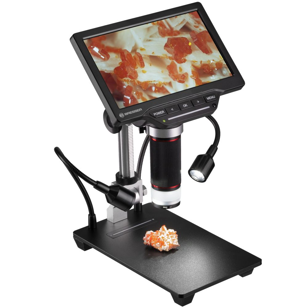 Bresser WLAN 1080P Microscope numérique 2L avec écran LCD