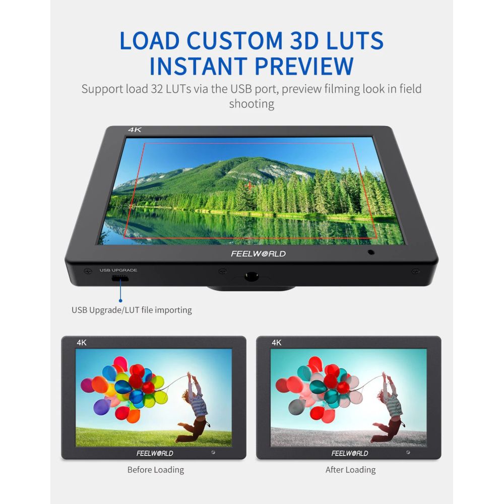 Feelworld T7 PLUS 7'' 4K Moniteur HDMI aluminium