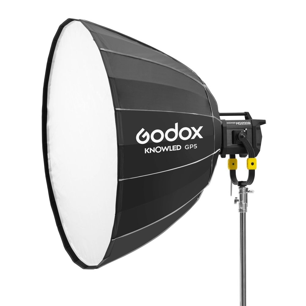 Godox GP5 Parabolische Softbox 150cm für KNOWLED MG1200Bi Bi-colour LED Lampe