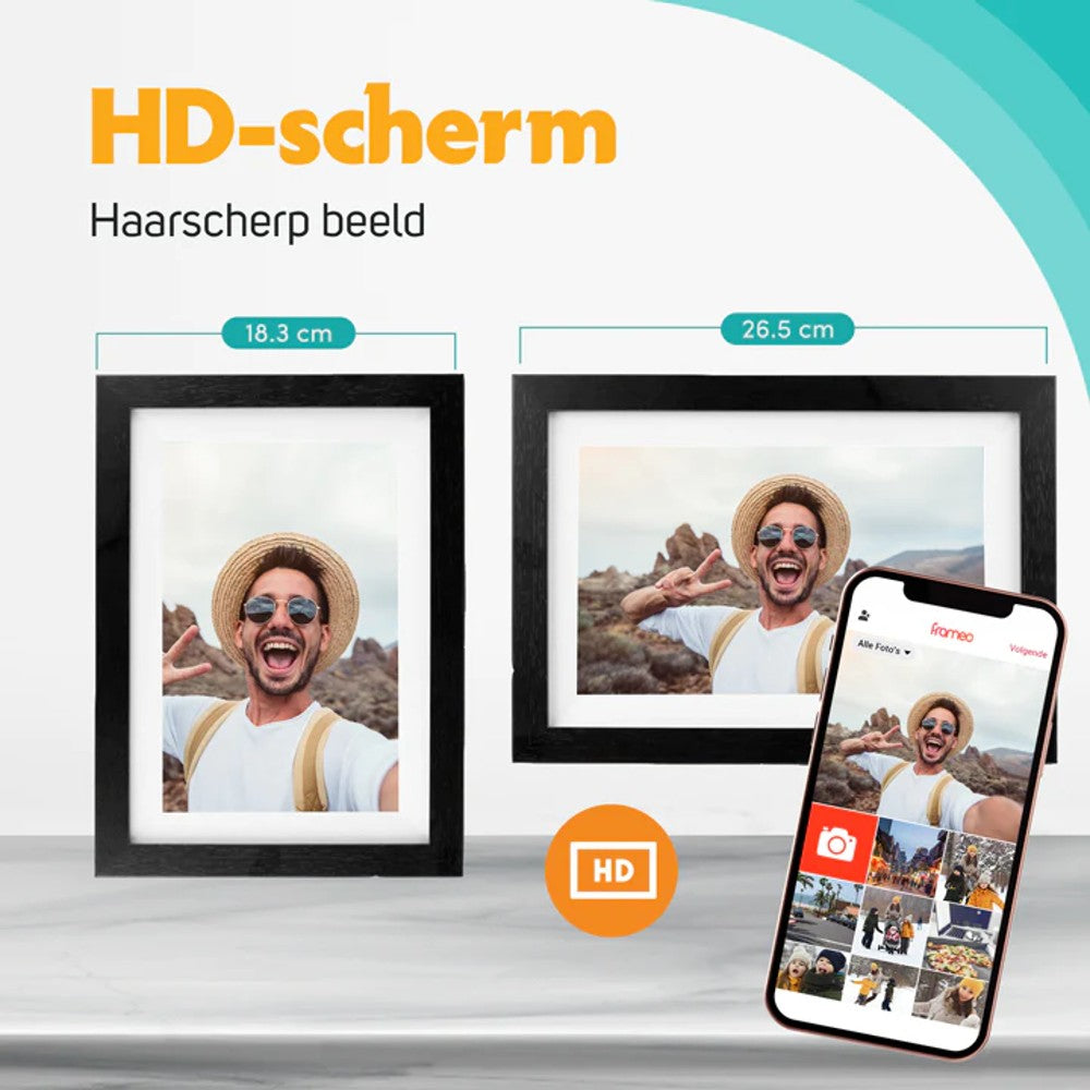 Pora&co 10 inch Schwarz Holz