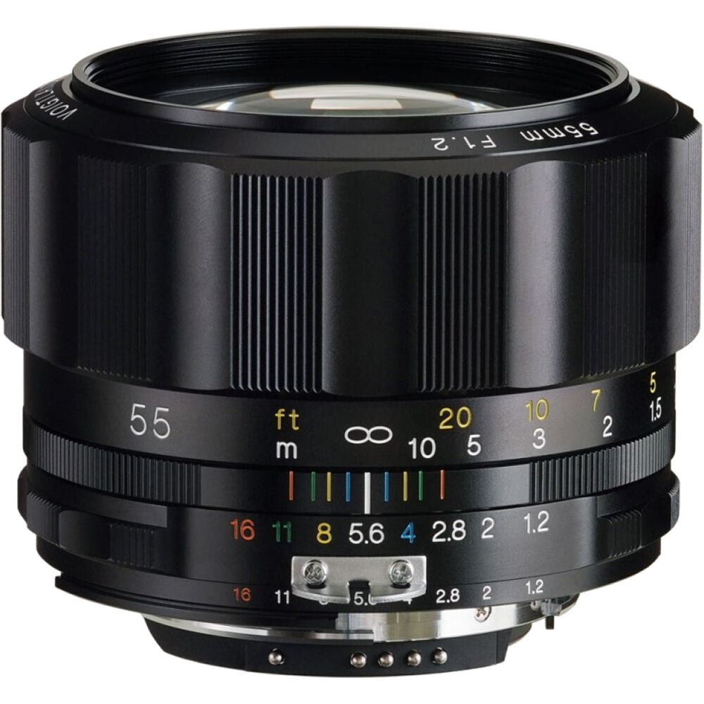 Voigtländer Nokton 55mm f/1.2 SLII-S Nikon Ai-S (CPU) schwarzes Objektiv
