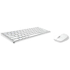 Rapoo 9600M Drahtloses Multimode Blade Combo Set, QWERTY US - Weiß