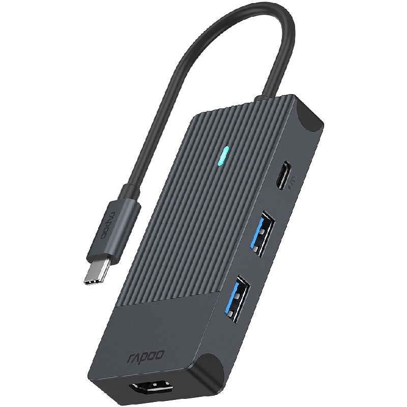 Rapoo Adaptateur multiport USB-C, 4-en-1