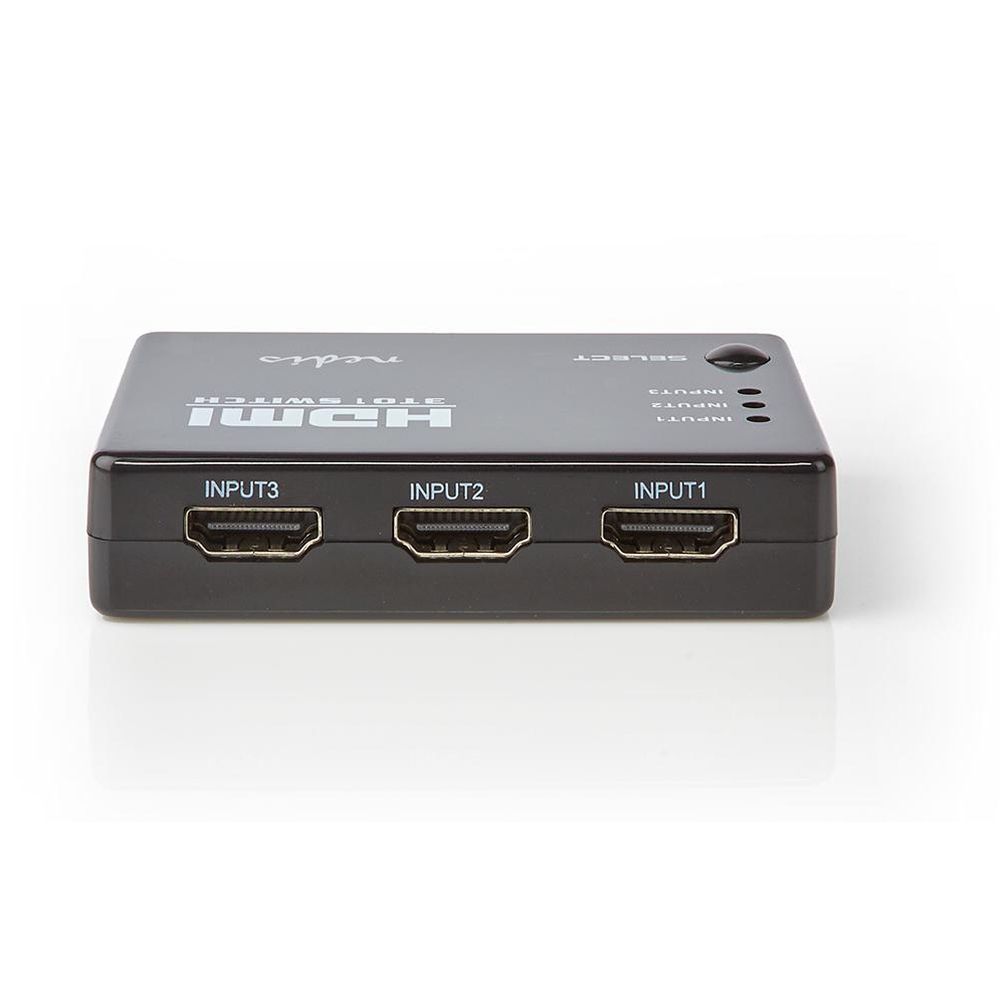 Nedis HDMI-Switch 3 Anschlüsse 3x HDMI-Eingang 1x HDMI-Ausgang