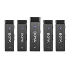 Boya sans Fil Microphone 1 RX-4TX TRRS-TRS