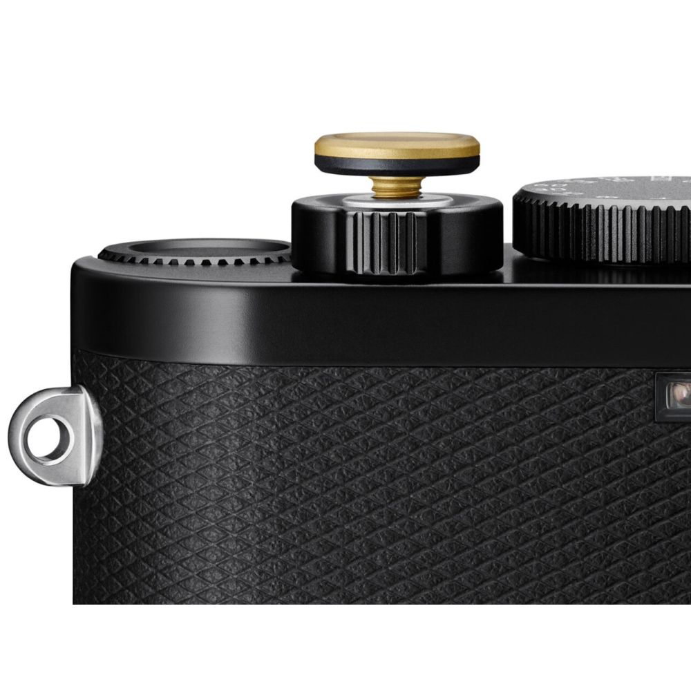 Leica 19599 Soft Release Button, Messing, gestrahlt