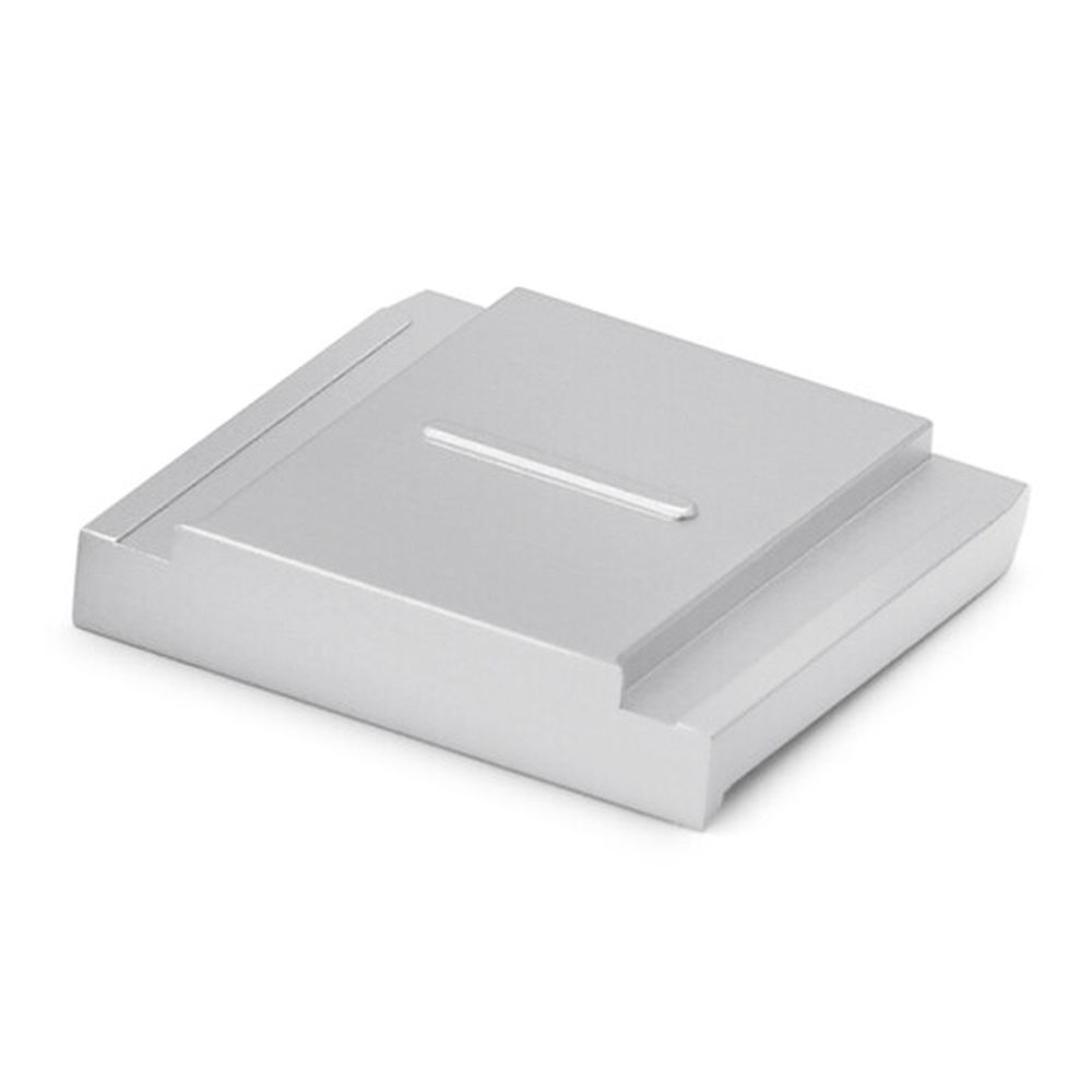 Leica 19655 Hotshoe Cover, aluminium, anodisé argent