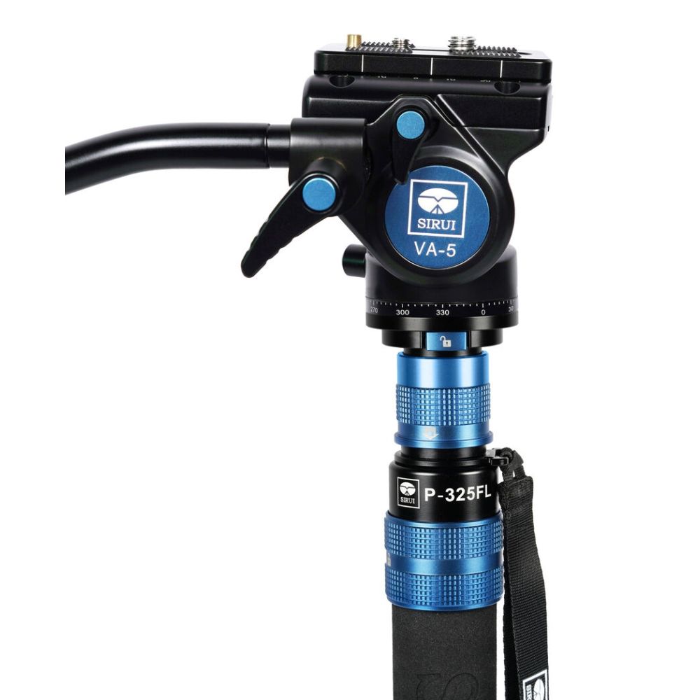 Sirui Einbeinstativ P-325FL + VA-5 Kopf