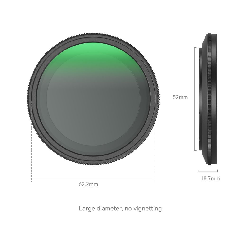 SmallRig MagEase Magnetischer VND-Filtersatz ND2-ND32 (1-5 Stop) 52mm 4215