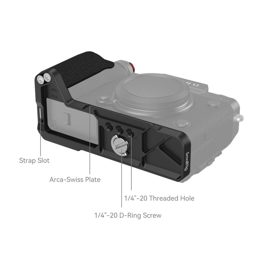 SmallRig L-förmiger Griff für FUJIFILM X-T5 (Schwarz) 4260