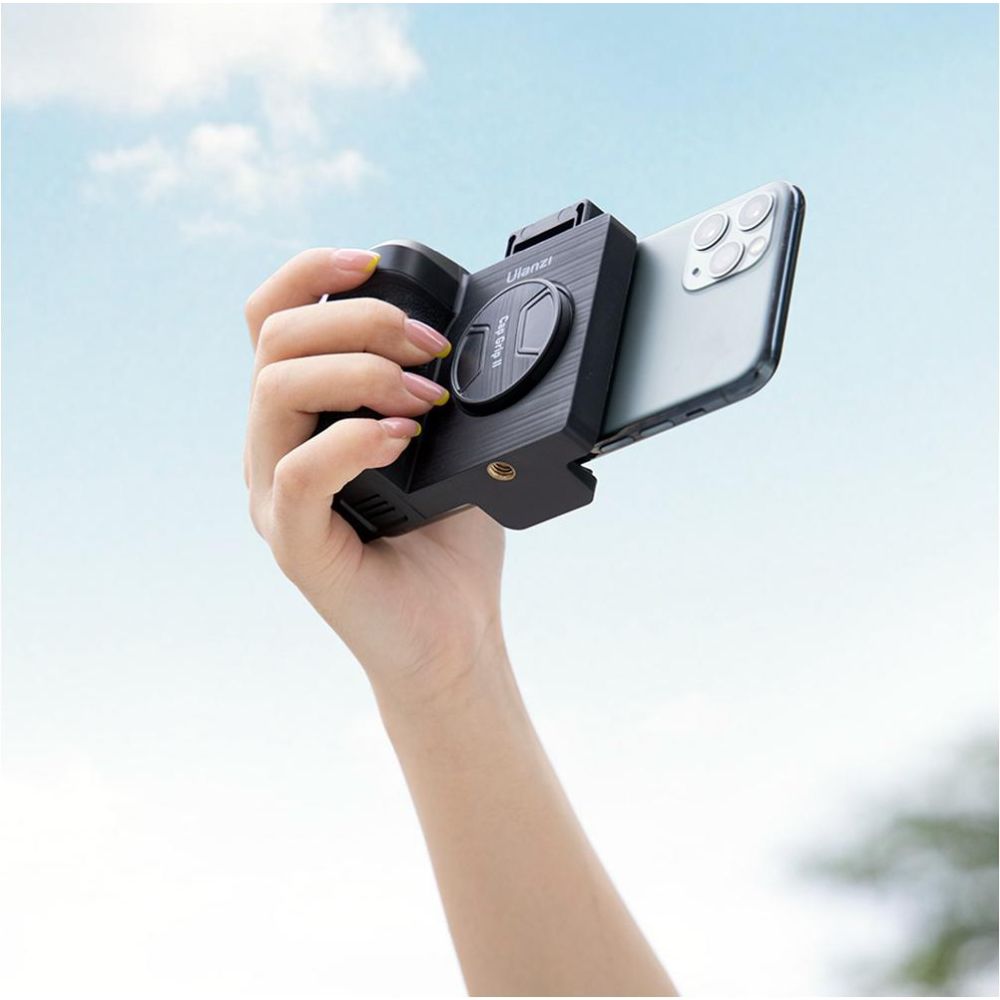 Ulanzi Support de caméra pour smartphone avec télécommande Bluetooth et sabot froid