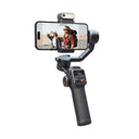 Hohem Nacelle pour smartphone Pro 3 axes avec lumière magnétique avec fonction de suivi AI