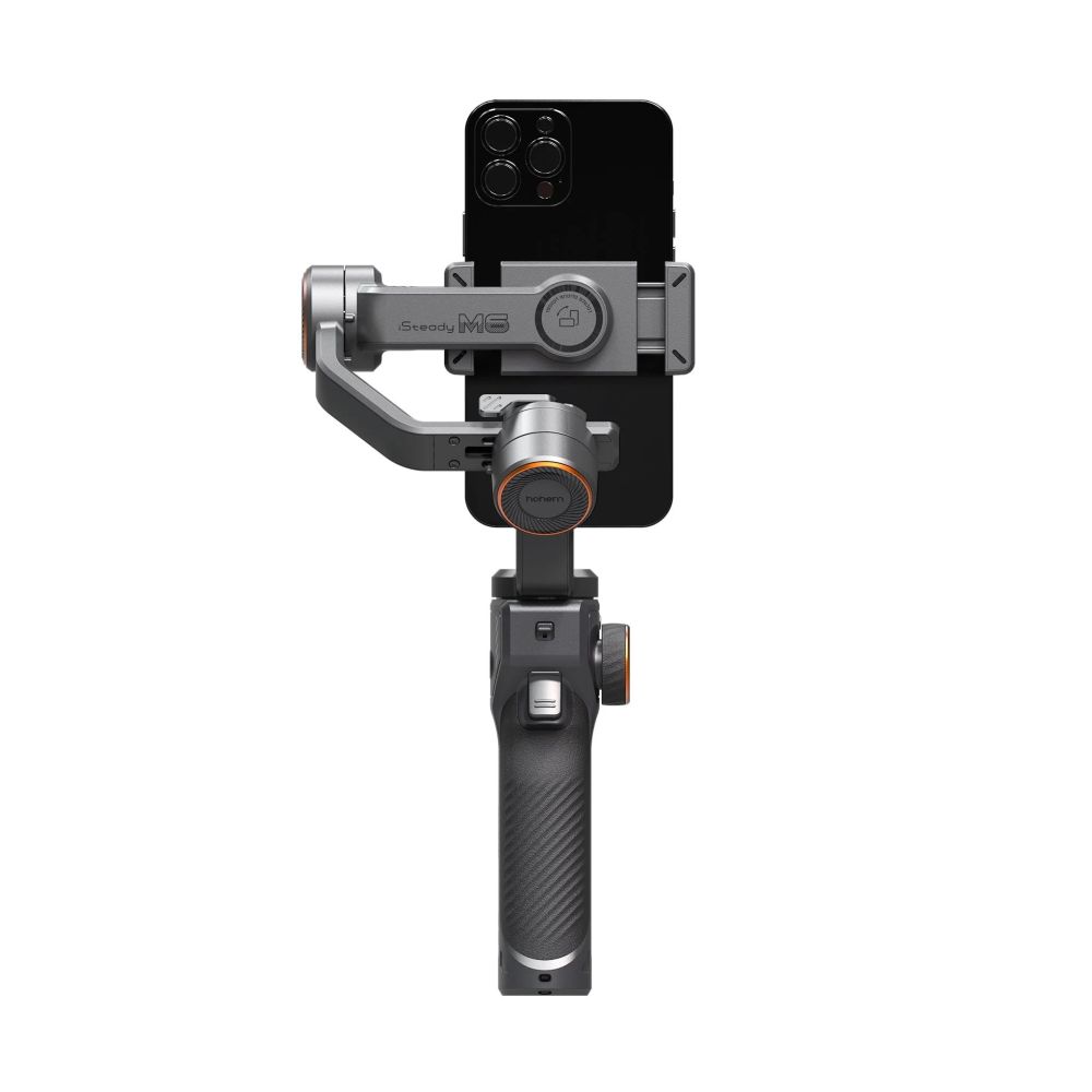 Hohem Nacelle pour smartphone Pro 3 axes avec lumière magnétique avec fonction de suivi AI