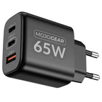 MOJOGEAR Chargeur USB 65W 2x USB-C / 1x port USB