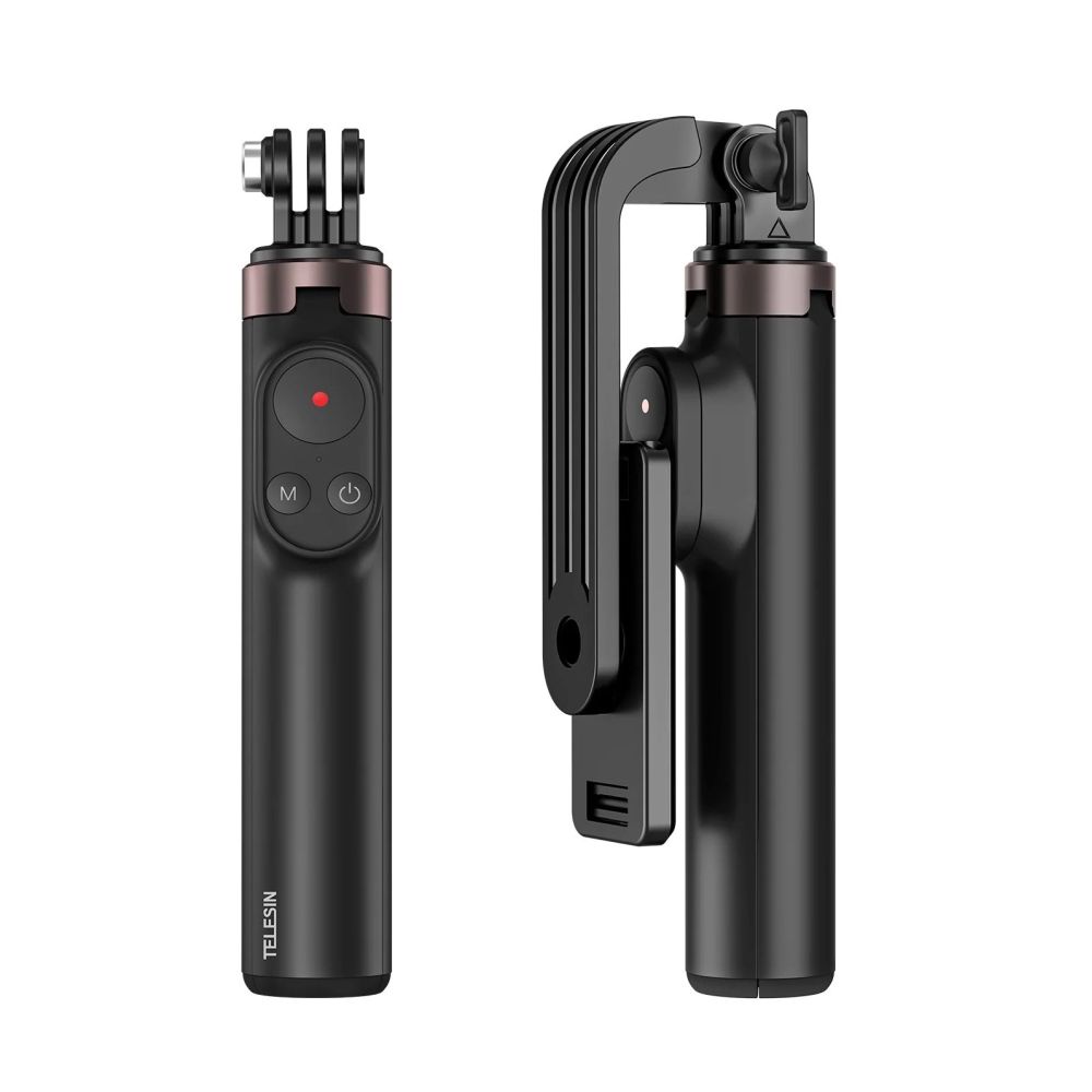 Telesin Vlog-selfie stick für GoPro mit Bluetooth remote und Telefonhalter