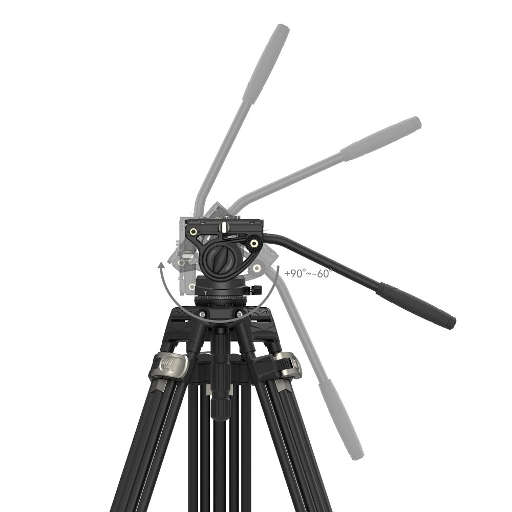 SmallRig 4163 FreeBlazer Heavy-Duty Aluminiumlegierung Stativ Kit AD-80
