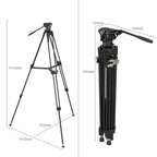 SmallRig 4163 FreeBlazer Heavy-Duty Aluminiumlegierung Stativ Kit AD-80