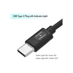 Caruba PD-DCC12 Panasonic DMW-BLF19 Dummy-Akku, USB-Typ-C-Spiralkabel
